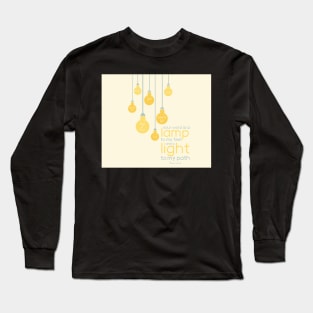 Psalm 119:105 "your word is a lamp..." Long Sleeve T-Shirt